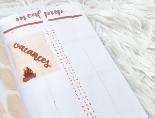 Repas et Bullet Journal : ma recette