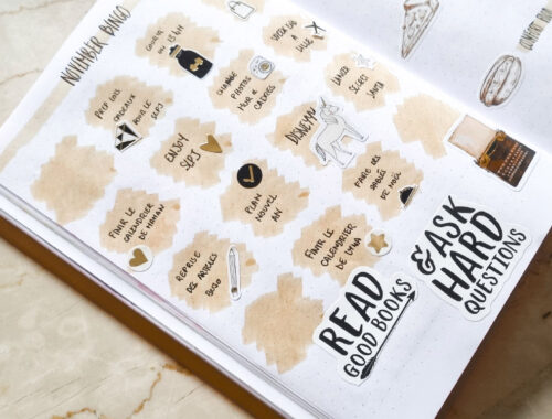 Les bucket lists et bingos, ma nouvelle obsession bullet journal